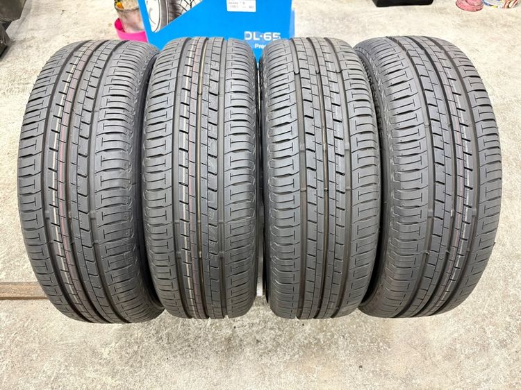ยางถอดป้ายแดงขอบ 16” ยี่ห้อ BRIDGESTONE รุ่น ECOPIA EP150 ขนาด 185-55R16 ปี 24 สีเส้นตุ่มหน้ายางยังอยู่ครบ  รูปที่ 9