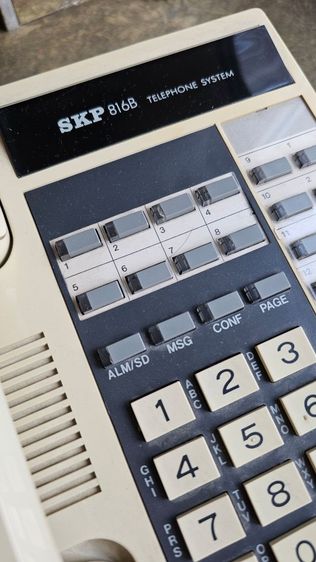 โทรศัพท์บ้าน โทรศัพท์ออฟฟิศ Samsung รุ่น SKP816B ของแท้ ซัมซุง คลาสสิค งานเก่าเกือบ 40 ปี ยังใช้งานได้ Telephone System มือสอง สภาพดี รูปที่ 4