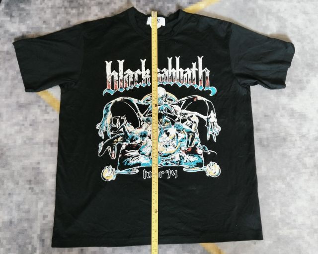 ขอขายเสื้อยืดแบรนด์ Junya Watanabe comme des Garson.จากวง black Sabbath.eye แท้ made in Japan size S ขนาดหน้าอก 22.5นิ้ว.ความยาว 27นิ้ว. รูปที่ 10