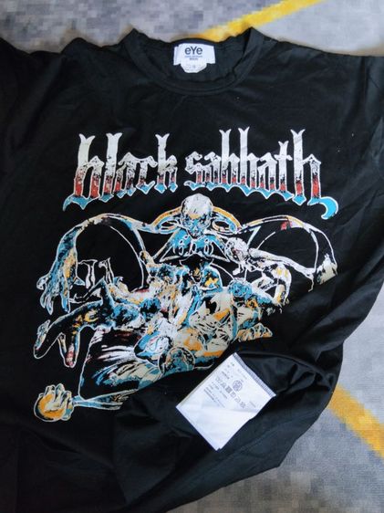 ขอขายเสื้อยืดแบรนด์ Junya Watanabe comme des Garson.จากวง black Sabbath.eye แท้ made in Japan size S ขนาดหน้าอก 22.5นิ้ว.ความยาว 27นิ้ว. รูปที่ 9