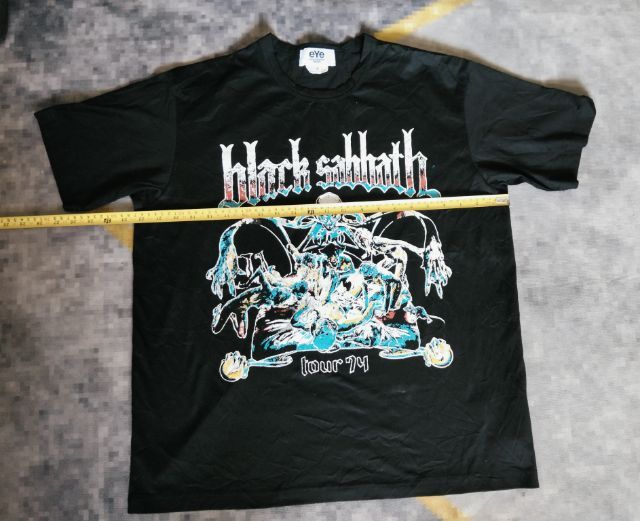 ขอขายเสื้อยืดแบรนด์ Junya Watanabe comme des Garson.จากวง black Sabbath.eye แท้ made in Japan size S ขนาดหน้าอก 22.5นิ้ว.ความยาว 27นิ้ว. รูปที่ 11