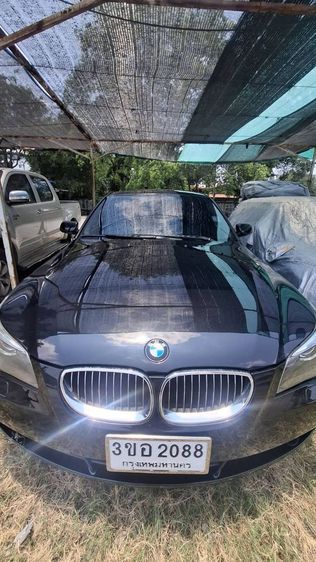 BMW Series 5 2006 520d Sedan ดีเซล ไม่ติดแก๊ส เกียร์อัตโนมัติ ดำ รูปที่ 2