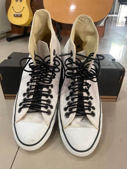 รองเท้าผ้าใบ ขาว ผ้า UK 6 | EU 39 1/3 | US 7.5 รองเท้า Converse