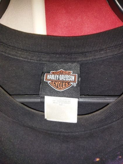 เสื้อยืด vintage Harley Davidson ลายไฟปี2010 รูปที่ 6