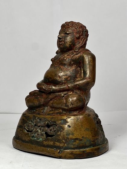 พระบูชาสังขจายเชียงแสน เนื้อสัมฤทธิ์ หน้าตัก 2 นิ้ว สูง 5 นิ้ว รูปที่ 6