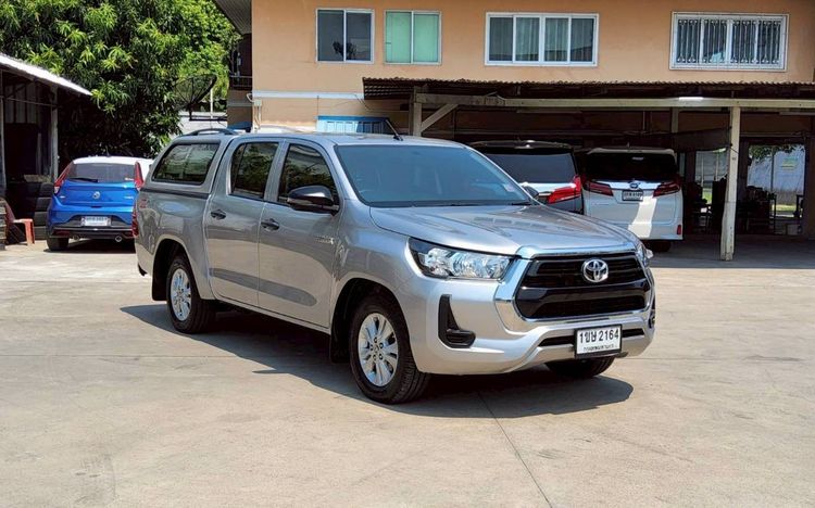Toyota Hilux Revo 2021 Double Cab 2.4 Entry Z Edition Pickup ดีเซล ไม่ติดแก๊ส เกียร์อัตโนมัติ บรอนซ์เงิน รูปที่ 3