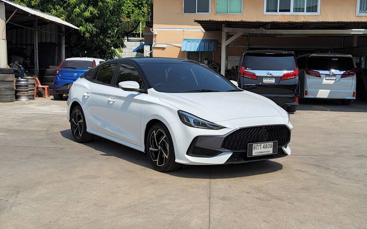 MG MG5 2021 1.5 X Sedan เบนซิน ไม่ติดแก๊ส เกียร์อัตโนมัติ ขาว รูปที่ 3