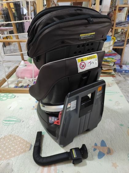 คาร์ซีท Combi รุ่น Crading360 รับน้ำหนัก 18kg หมุนได้360องศา สะดวกอุ้มออกจากรถ ปรับเอนหลายระดับ ติดตั้งด้วยระบบ ISO fix มีขาค้ำเสริม รูปที่ 7