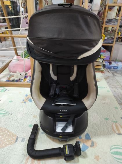 คาร์ซีท Combi รุ่น Crading360 รับน้ำหนัก 18kg หมุนได้360องศา สะดวกอุ้มออกจากรถ ปรับเอนหลายระดับ ติดตั้งด้วยระบบ ISO fix มีขาค้ำเสริม รูปที่ 4