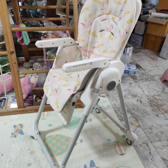 เก้าอี้กินข้าวเด็ก Baby Trend รุ่น A La Mode ปรับความสูง 6ระดับ พับเก็บได้ ขายถูก สายรัดชำรุด รูปที่ 4