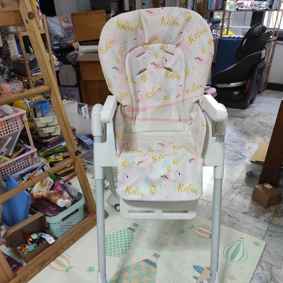 เก้าอี้กินข้าวเด็ก Baby Trend รุ่น A La Mode ปรับความสูง 6ระดับ พับเก็บได้ ขายถูก สายรัดชำรุด รูปที่ 3