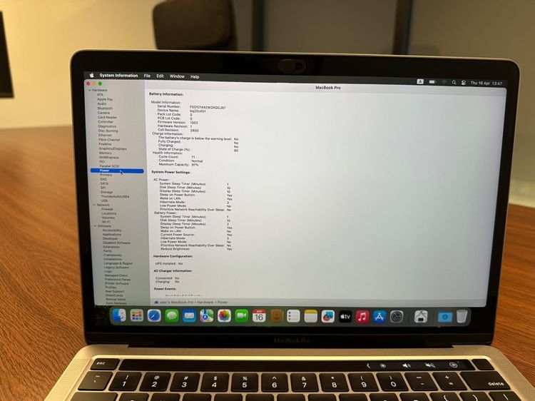 MacBook Pro M1 2020 space gray รูปที่ 13