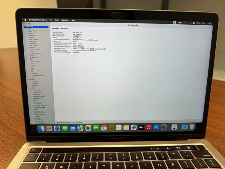 MacBook Pro M1 2020 space gray รูปที่ 10