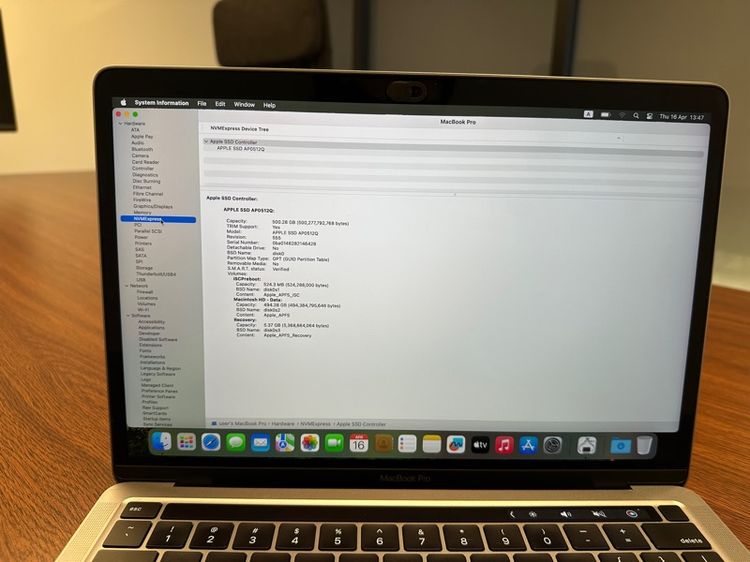 MacBook Pro M1 2020 space gray รูปที่ 12