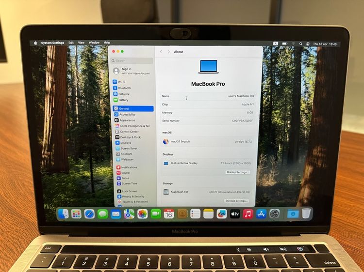 MacBook Pro M1 2020 space gray รูปที่ 8