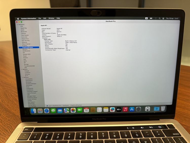MacBook Pro M1 2020 space gray รูปที่ 11