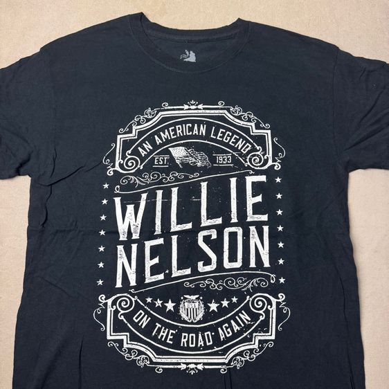 เสื้อยืด Willie Nelson by Zion Size M รูปที่ 3