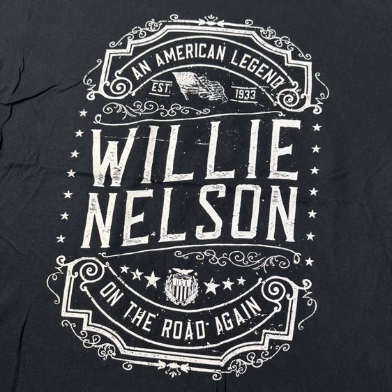 เสื้อยืด Willie Nelson by Zion Size M รูปที่ 4