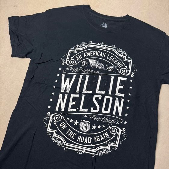 เสื้อยืด Willie Nelson by Zion Size M รูปที่ 2