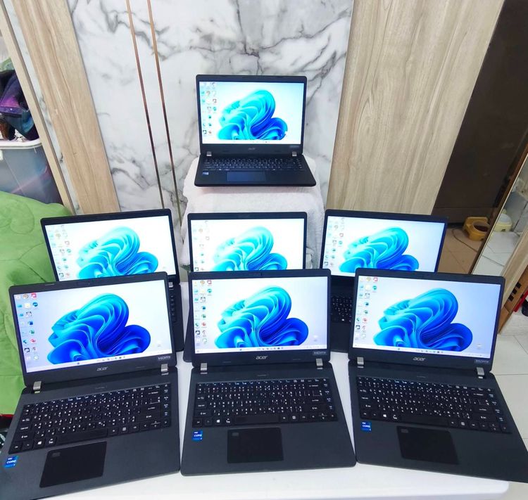 ขาย โน็ตบุ๊ค Acer TravelMate  Core i7 Gen11 Ram 8 GB  M.2 512GB แบตเก็บนานๆ วินโดว์แท้ ราคา8,700บาท