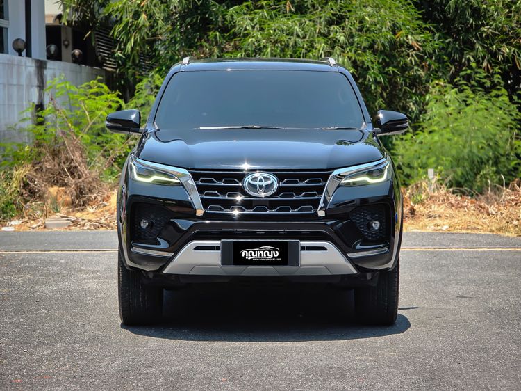 Toyota Fortuner 2021 2.4 G Utility-car ดีเซล ไม่ติดแก๊ส เกียร์อัตโนมัติ ดำ รูปที่ 3