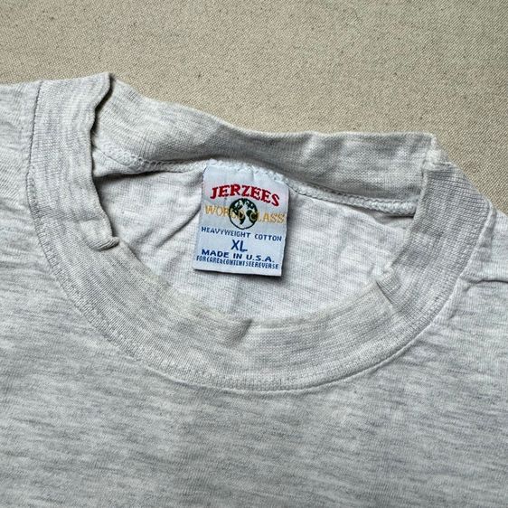 เสื้อยืด 90s Jerzees​ made in USA Size XL​