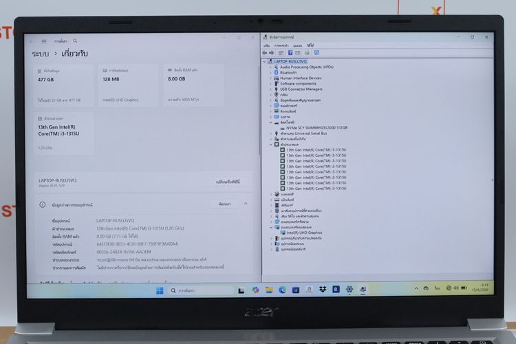 Acer Aspire Lite 15 Core i3-1315U RAM8.512GB รูปที่ 4