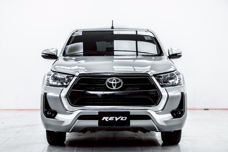 Toyota Hilux Revo 2021 Double Cab 2.4 Mid Z Edition Pickup ดีเซล ไม่ติดแก๊ส เกียร์ธรรมดา เทา รูปที่ 4