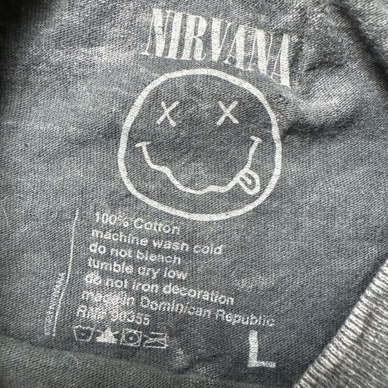 เสื้อยืด Nirvana Size L รูปที่ 5