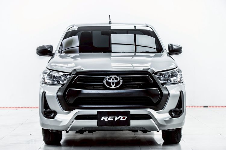 Toyota Hilux Revo 2021 2.4 Entry Pickup ดีเซล ไม่ติดแก๊ส เกียร์ธรรมดา เทา รูปที่ 4