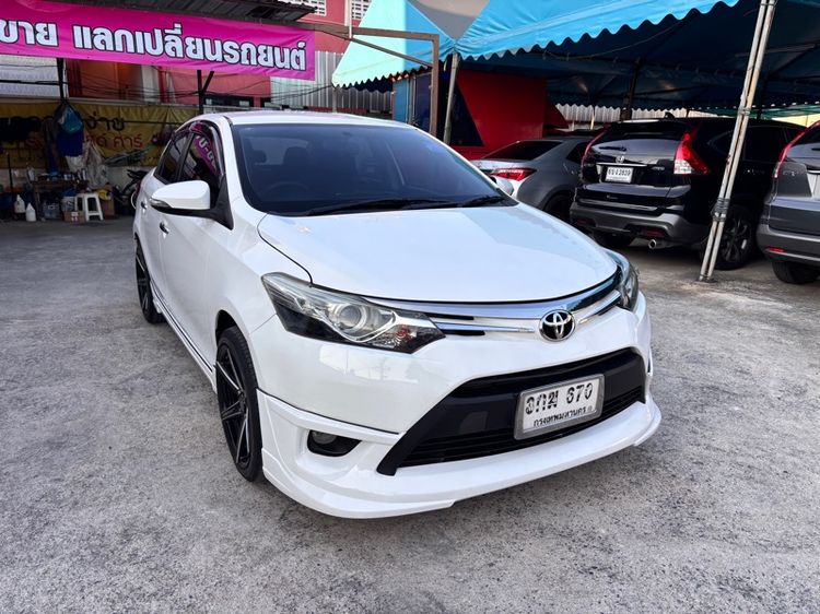 Toyota Vios 2014 1.5 S Sedan เบนซิน ไม่ติดแก๊ส เกียร์อัตโนมัติ ขาว รูปที่ 3