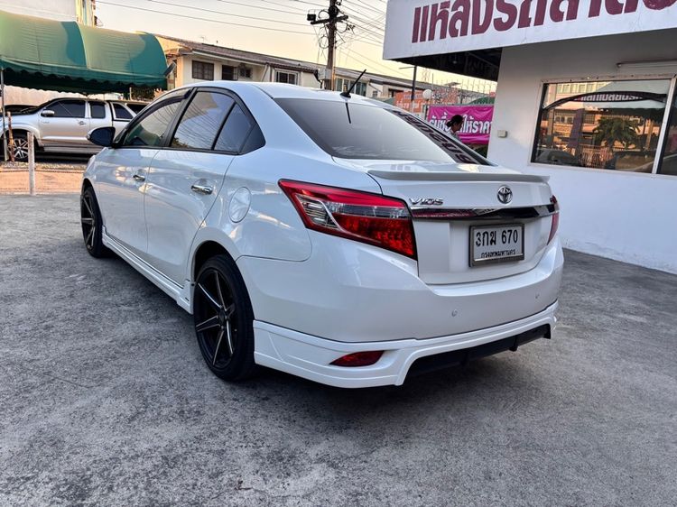Toyota Vios 2014 1.5 S Sedan เบนซิน ไม่ติดแก๊ส เกียร์อัตโนมัติ ขาว รูปที่ 4