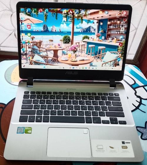   โน๊ตบู๊ค ASUS VivoBook X407U i5-8250U  Ram 8GB  SSD.M.2-256GB+HDD 1 TB  หน้าจอ 14 นิ้ว ขายราคา 4,320.-บาท  จัดส่งฟรี ทั่ว รูปที่ 2