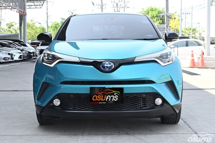 Toyota C-HR 2018 1.8 HV Hi Utility-car ไฮบริด ไม่ติดแก๊ส เกียร์อัตโนมัติ เขียว รูปที่ 2