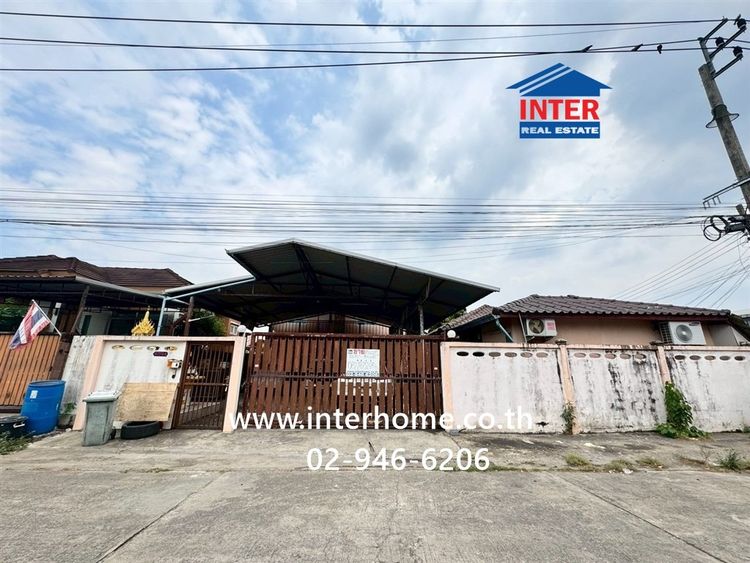 บ้านเดี่ยว 2 ชั้น 100 ตร.ว. หมู่บ้านสินพัฒนาธานี ซอยทวีวัฒนา9 ถนนพุทธมณฑสาย3 ถนนเลียบคลองทวีวัฒนา เขตทวีวัฒนา กรุงเทพมหานคร