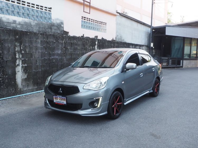 Mitsubishi Attrage 2019 1.2 GLX Sedan เบนซิน ไม่ติดแก๊ส เกียร์อัตโนมัติ เทา รูปที่ 2