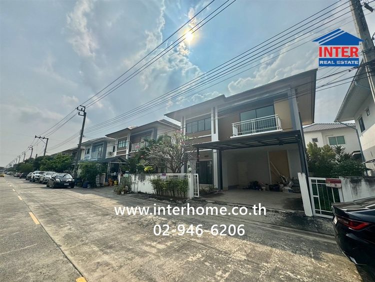 บ้านเดี่ยว 2 ชั้น 55.3 ตร.ว. หมู่บ้านอาร์เค โฮมพาร์ค2 ถนนเลียบมอเตอร์เวย์หมายเลข7 ถนนพัฒนาชนบท3 เขตลาดกระบัง กรุงเทพมหานคร รูปที่ 3