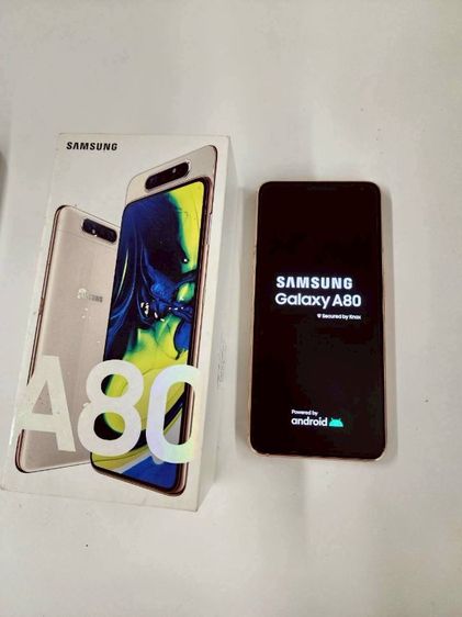 ( Sale ) Samsung A80 (Angel Gold) Top SeriesA กล้องหมุน เซลฟี่ชัดจากกล้อง 3 เลนส์ 