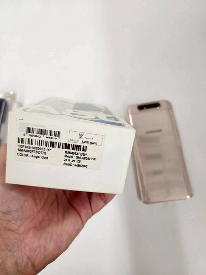 ( Sale ) Samsung A80 (Angel Gold) Top SeriesA กล้องหมุน เซลฟี่ชัดจากกล้อง 3 เลนส์  รูปที่ 5