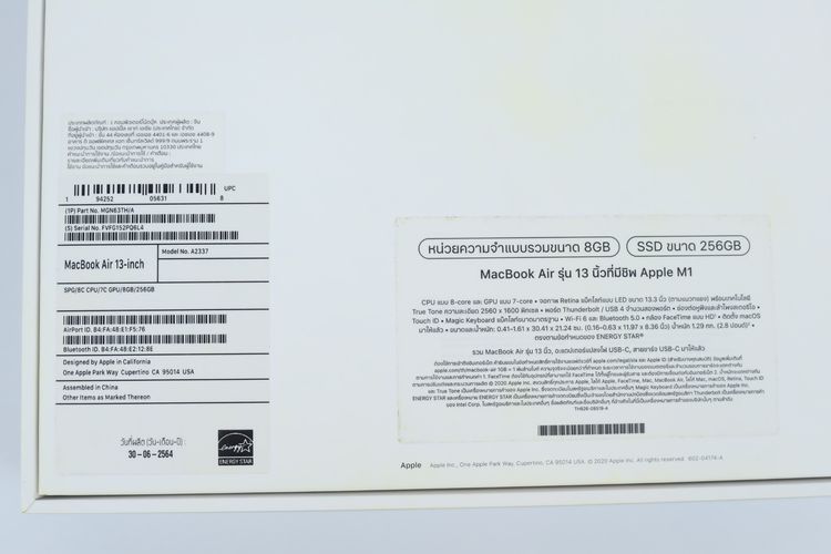 Macbook Air M1 13" 8.256GB รูปที่ 18