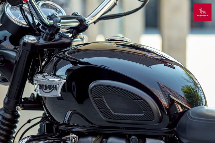 Triumph Bonneville T100 ปี2019 สีดำเงา วิ่ง17,000Km. สภาพใหม่มาก รูปที่ 15