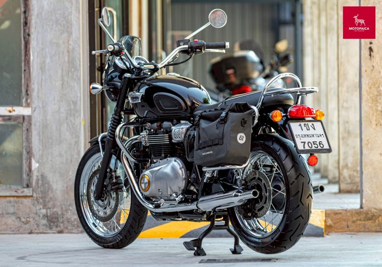 Triumph Bonneville T100 ปี2019 สีดำเงา วิ่ง17,000Km. สภาพใหม่มาก รูปที่ 4
