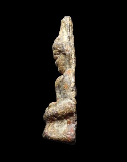 พระท่ากระดาน เนื้อชินตะกั่วสนิมแดง รูปที่ 4