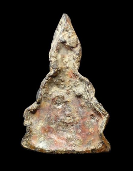 พระท่ากระดาน เนื้อชินตะกั่วสนิมแดง รูปที่ 2