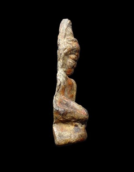 พระท่ากระดาน เนื้อชินตะกั่วสนิมแดง รูปที่ 3