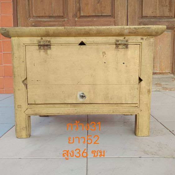 หีบไม้สักโบราณ เกือบร้อยปี