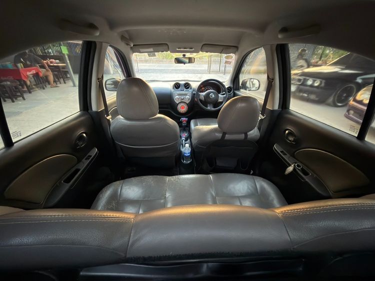 Nissan March 2011 1.2 E Sedan เบนซิน ไม่ติดแก๊ส เกียร์อัตโนมัติ ดำ รูปที่ 2