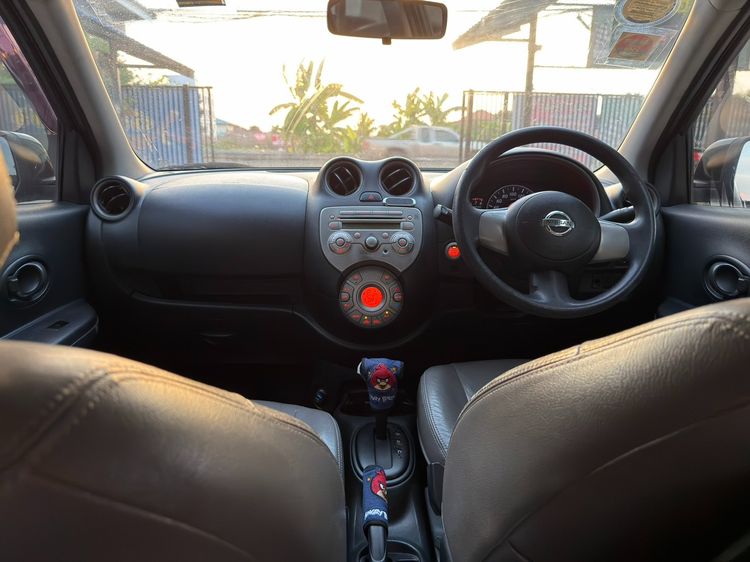 Nissan March 2011 1.2 E Sedan เบนซิน ไม่ติดแก๊ส เกียร์อัตโนมัติ ดำ