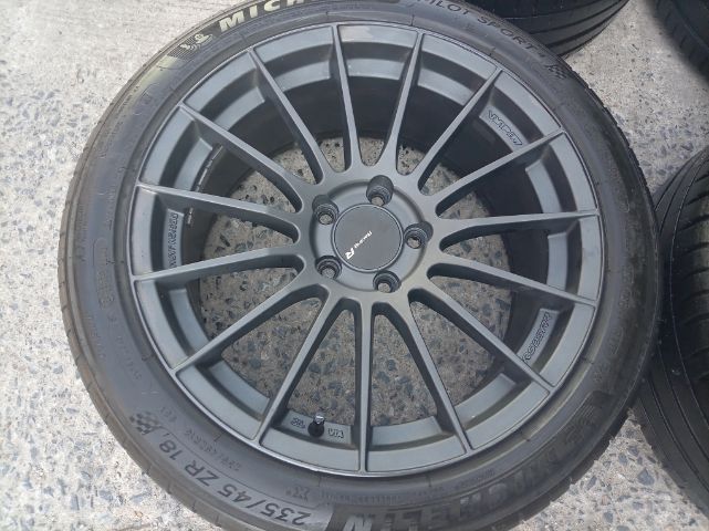 แม็ก RS 05 สีเทากัน 5 รู 114 พร้อมยางมิชลินปี 21 รูปที่ 6