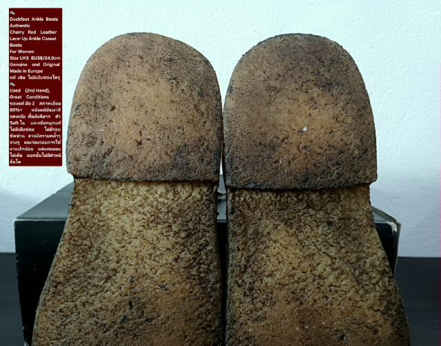 Duckfeet Boots, Unisex 5UK 38EU(24.0cm) Original ของแท้ มือ 2 สภาพเยี่ยม, รองเท้าบู้ท Duckfeet หนังแท้ พื้นเต็ม Soft และเชือกแท้ สวยมาก รูปที่ 11